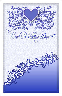 Wedding Program Cover Template 12C - Graphic 4